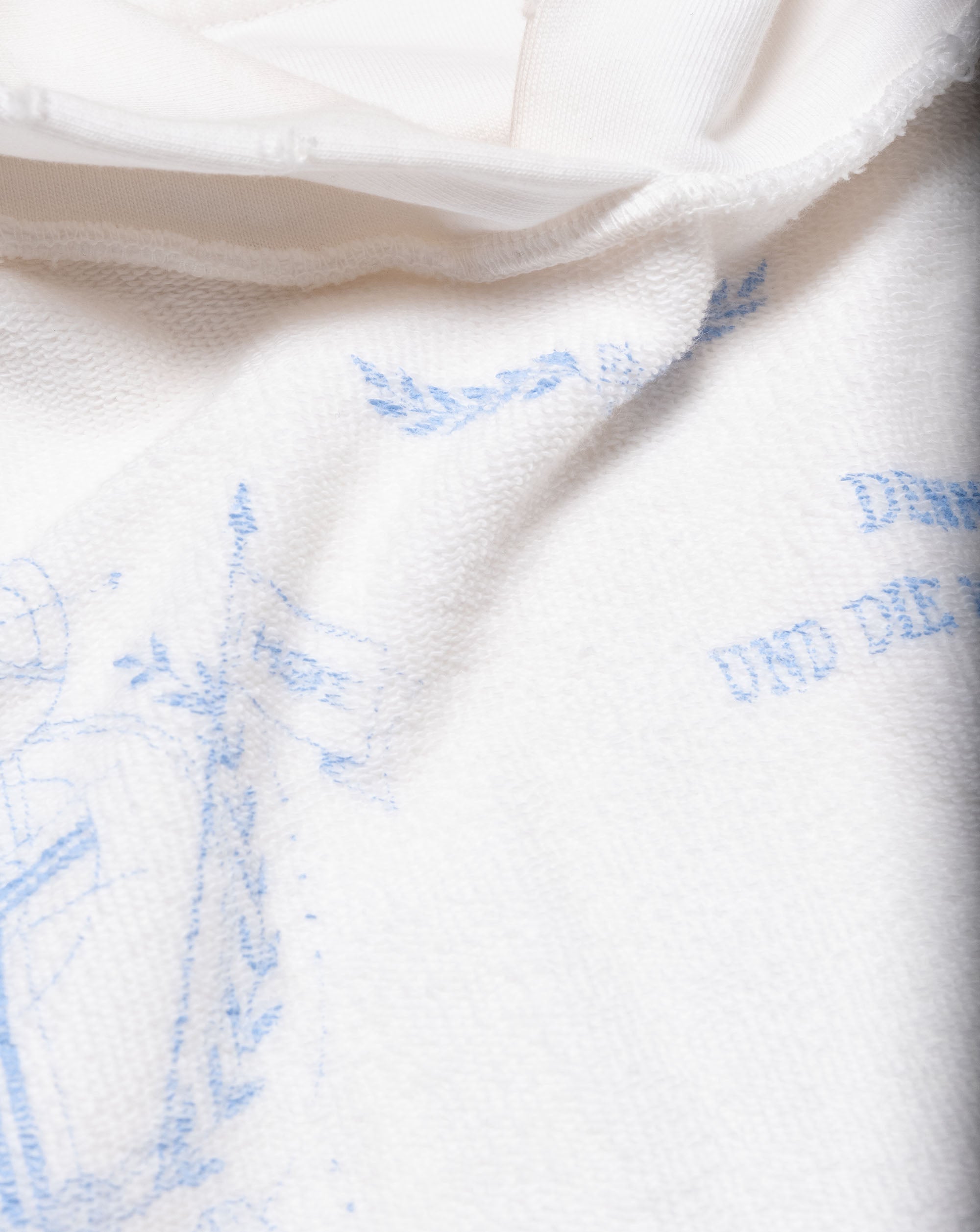 GF's Tattoo Reversible Hoodie White