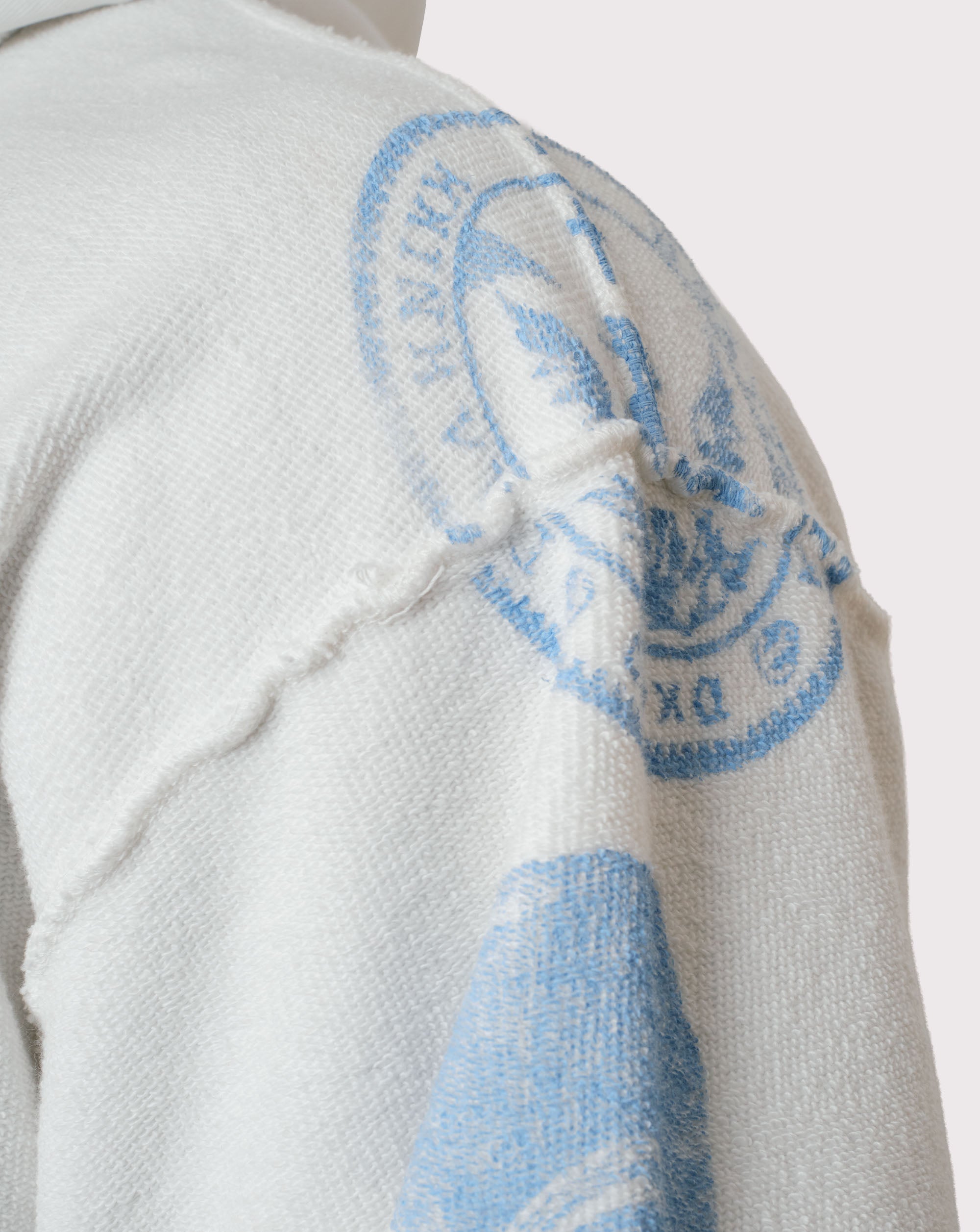 GF's Tattoo Reversible Hoodie White