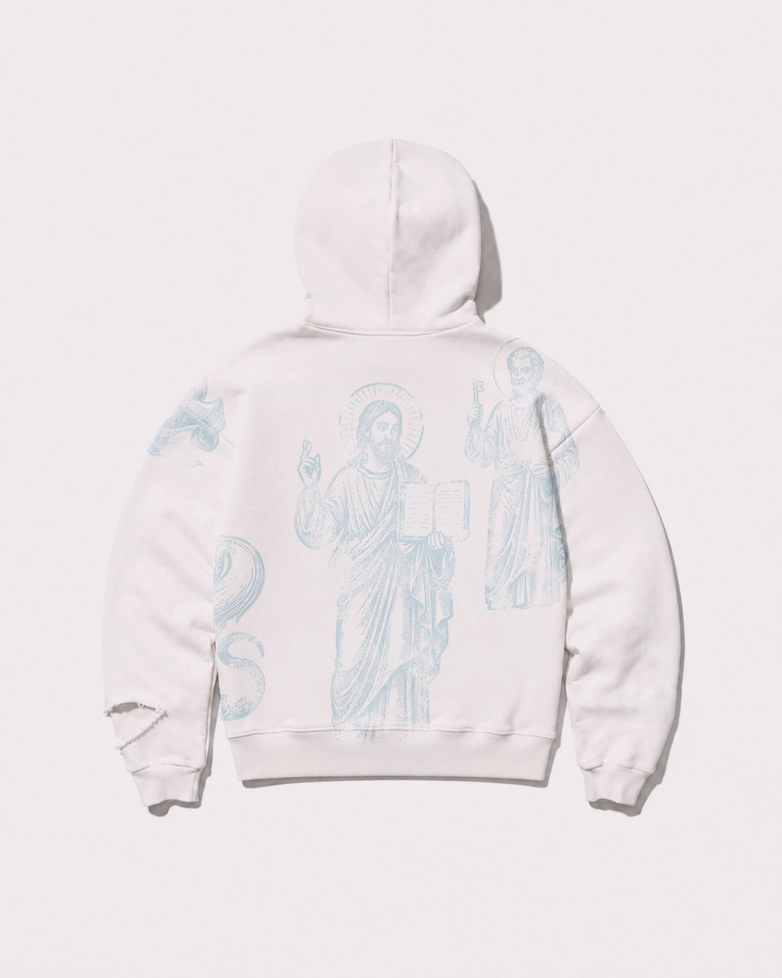 My Saints Hoodie White and Blue