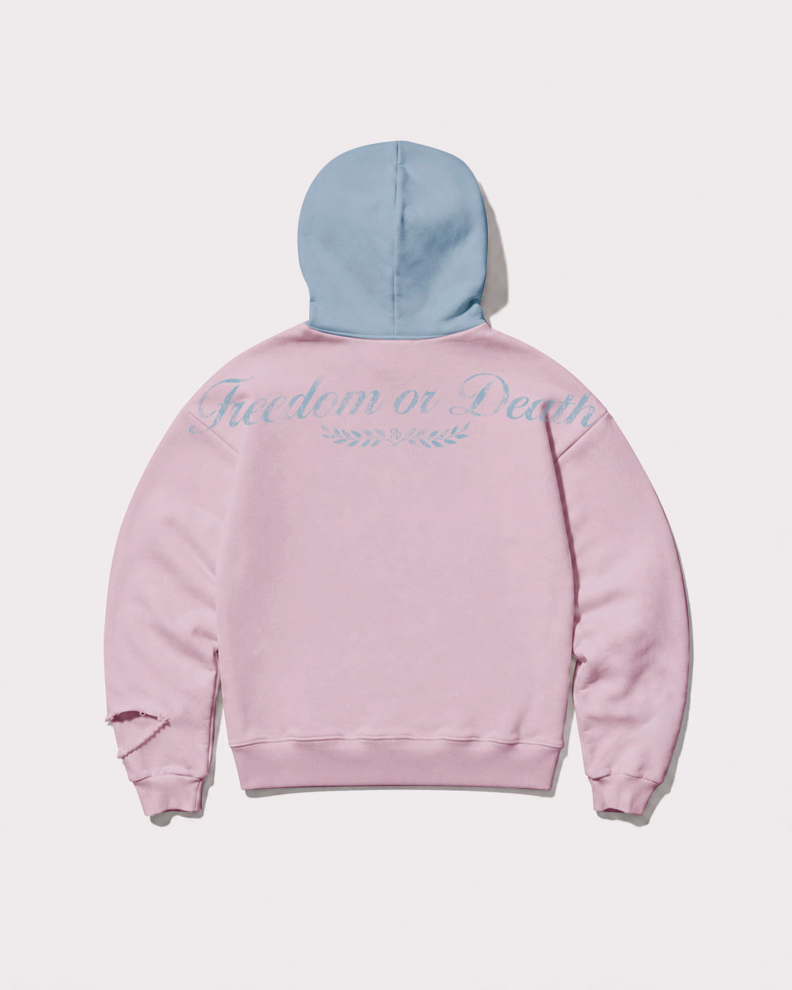 The Gride F or D Hoodie Pink and Blue