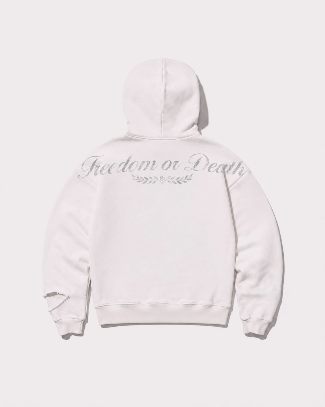 The Gride F or D Hoodie White and Gray