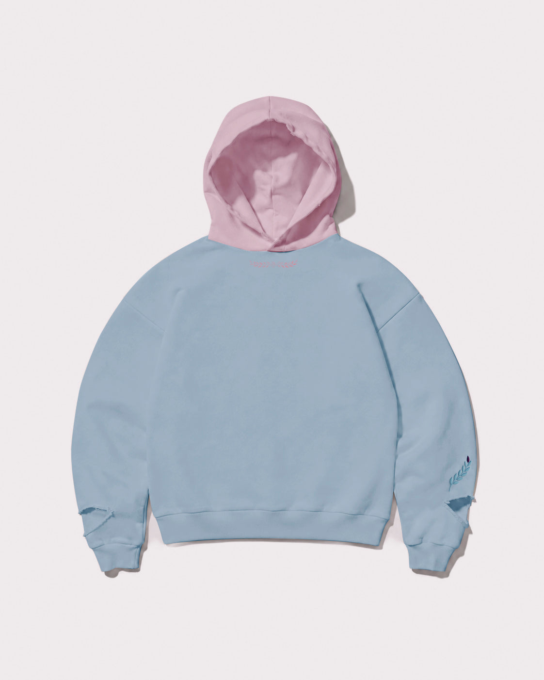 The Gride F or D Hoodie Blue and Pink