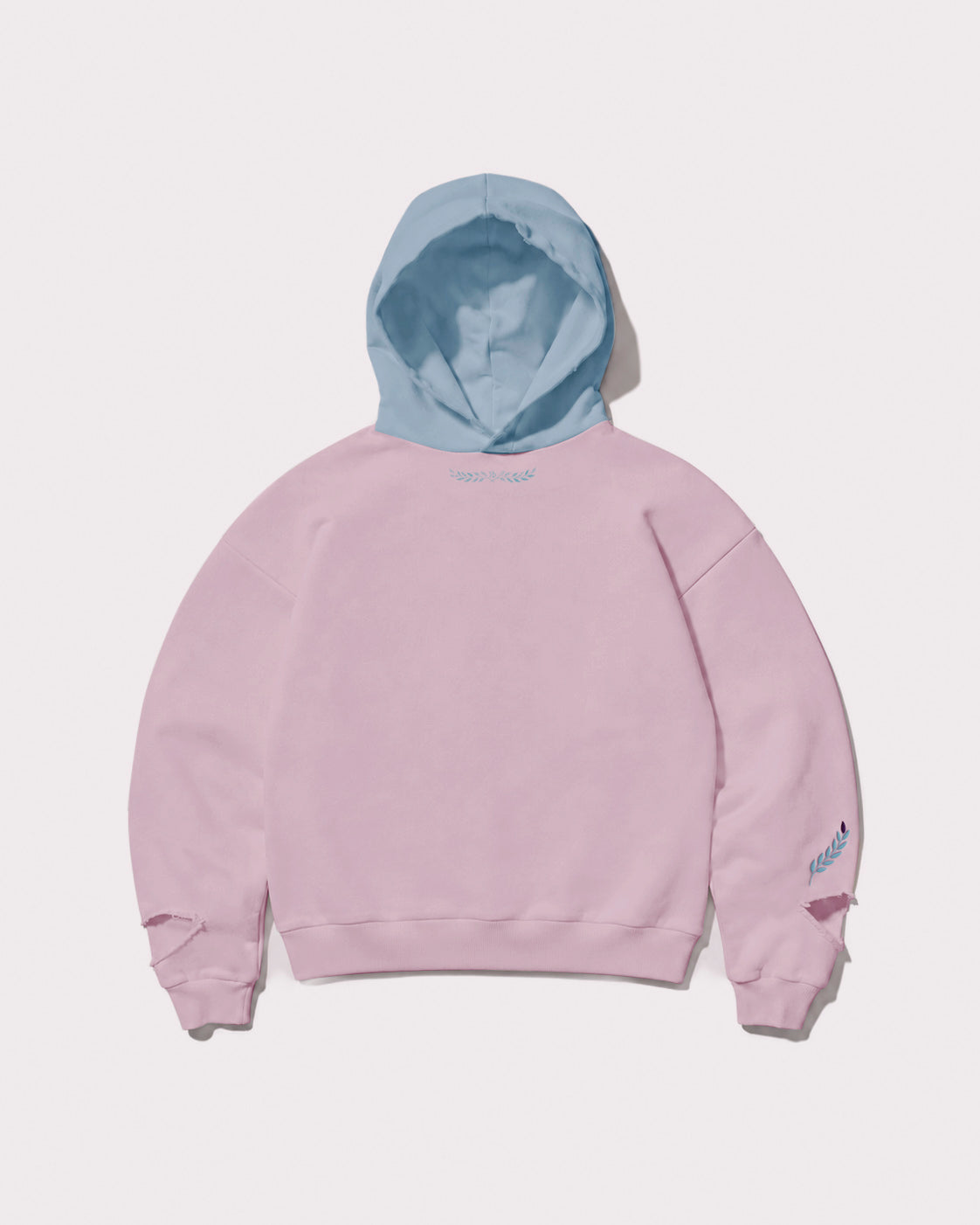 The Gride F or D Hoodie Pink and Blue