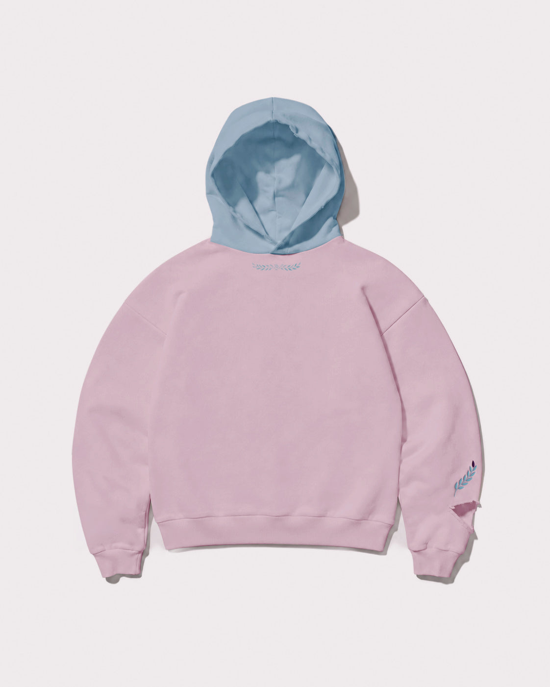 The Gride F or D Hoodie Pink and Blue
