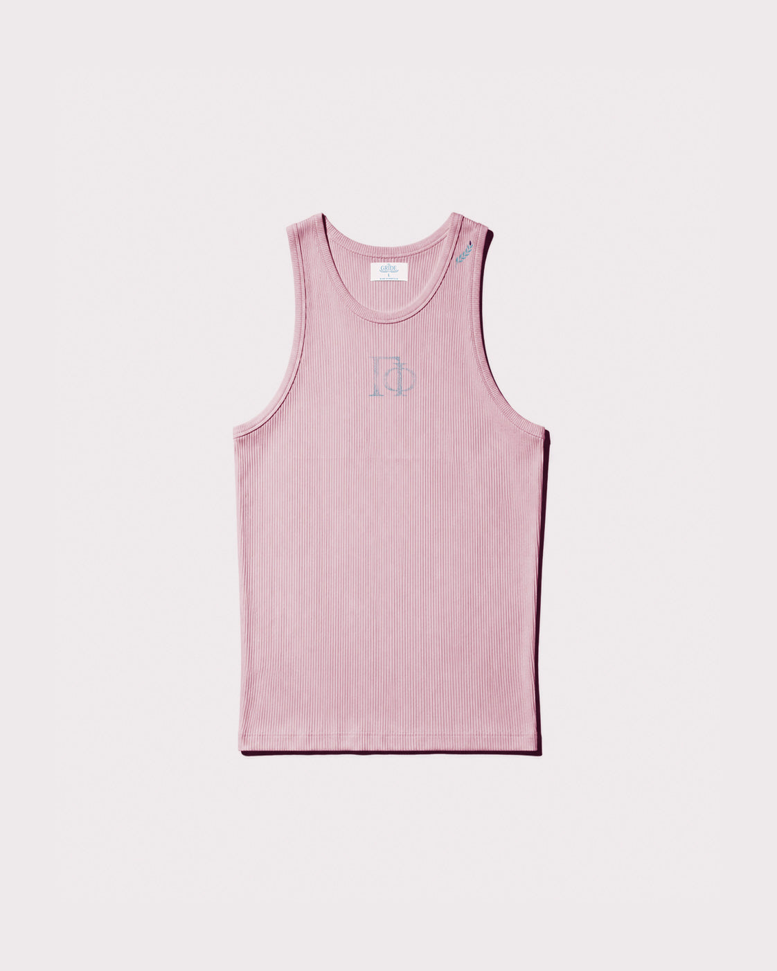 The Gride Crest Tanktop Pink and Blue