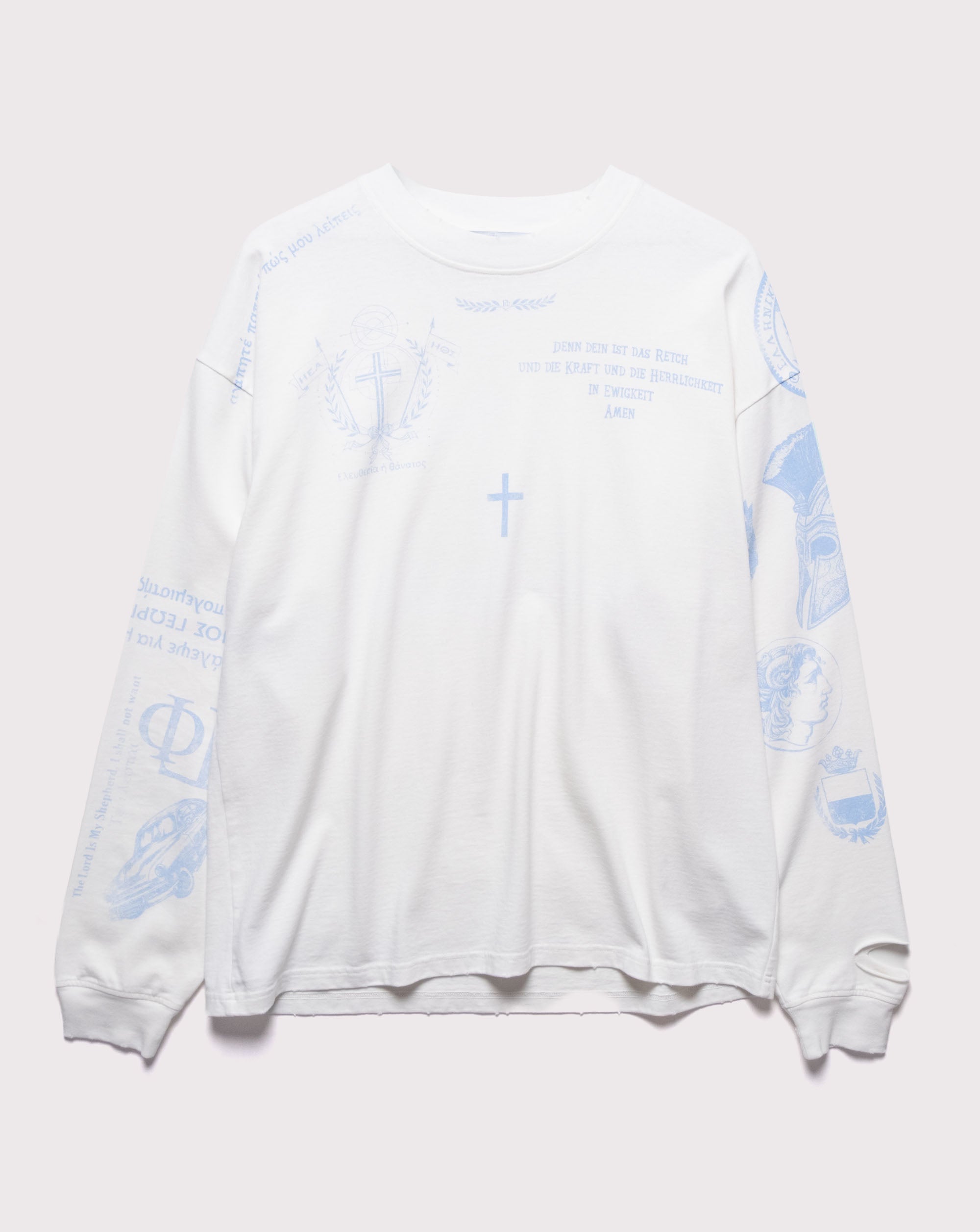 GF's Tattoo Long Sleeve T-shirt White