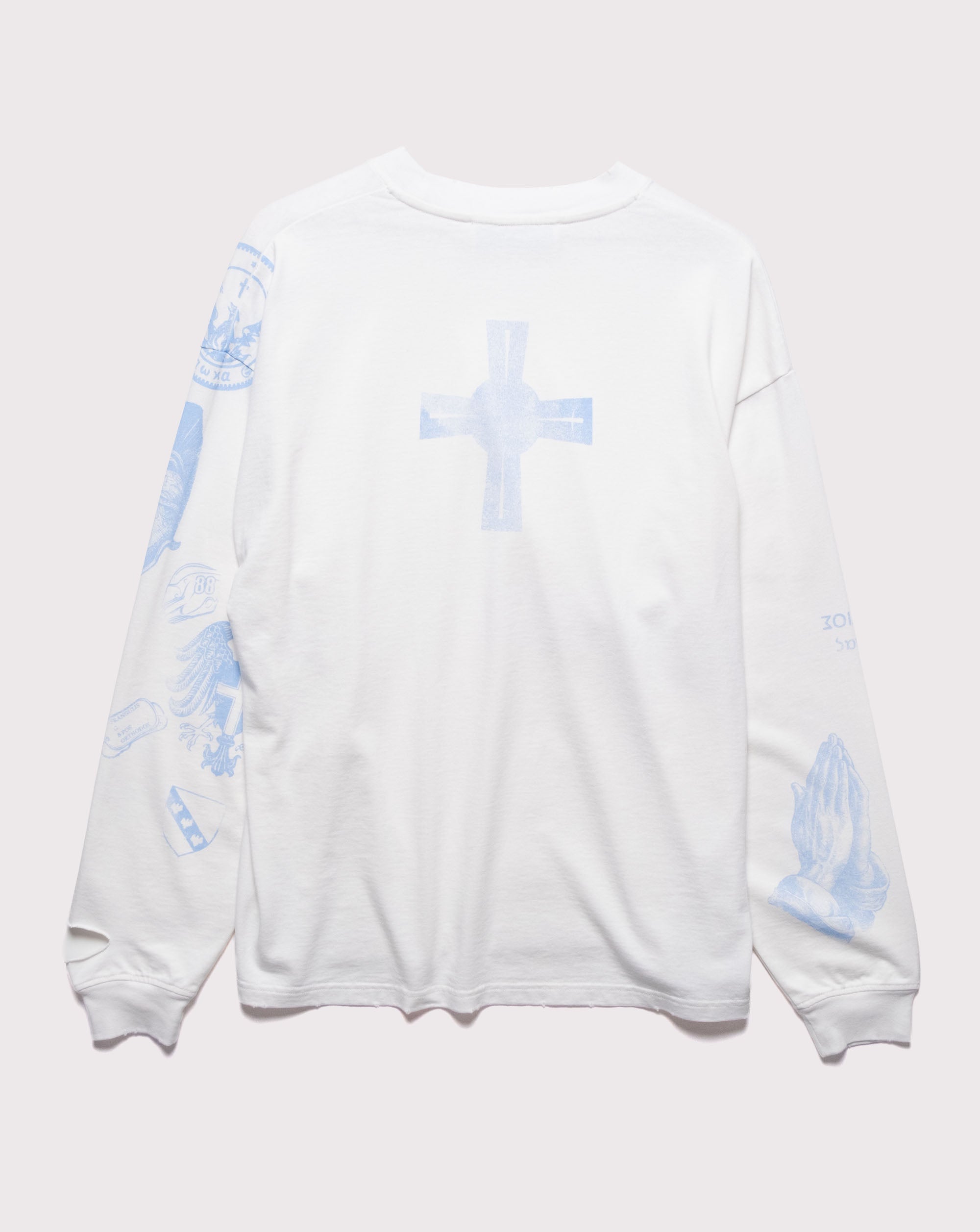 GF's Tattoo Long Sleeve T-shirt White