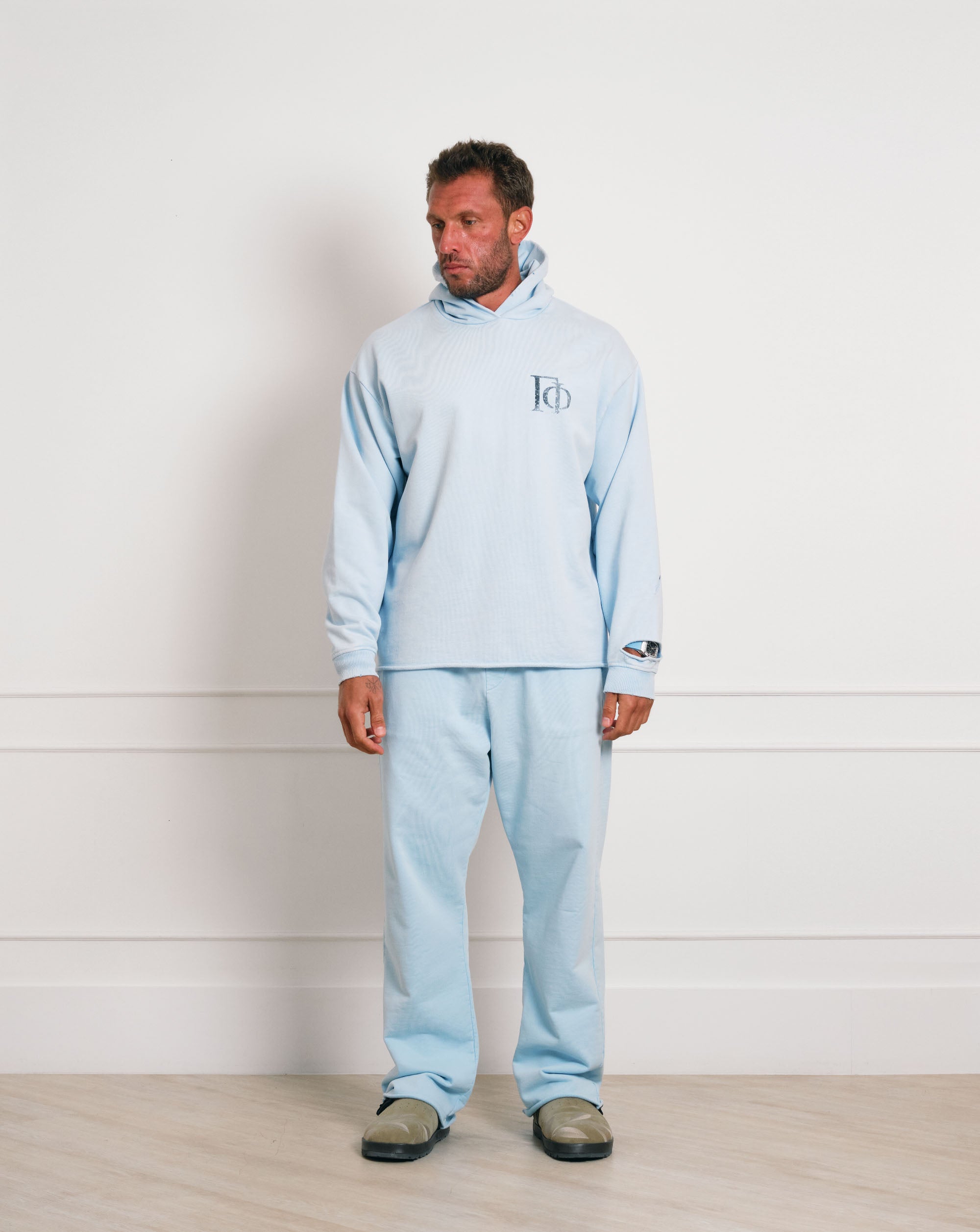 The Gride Crest Hoodie Blue