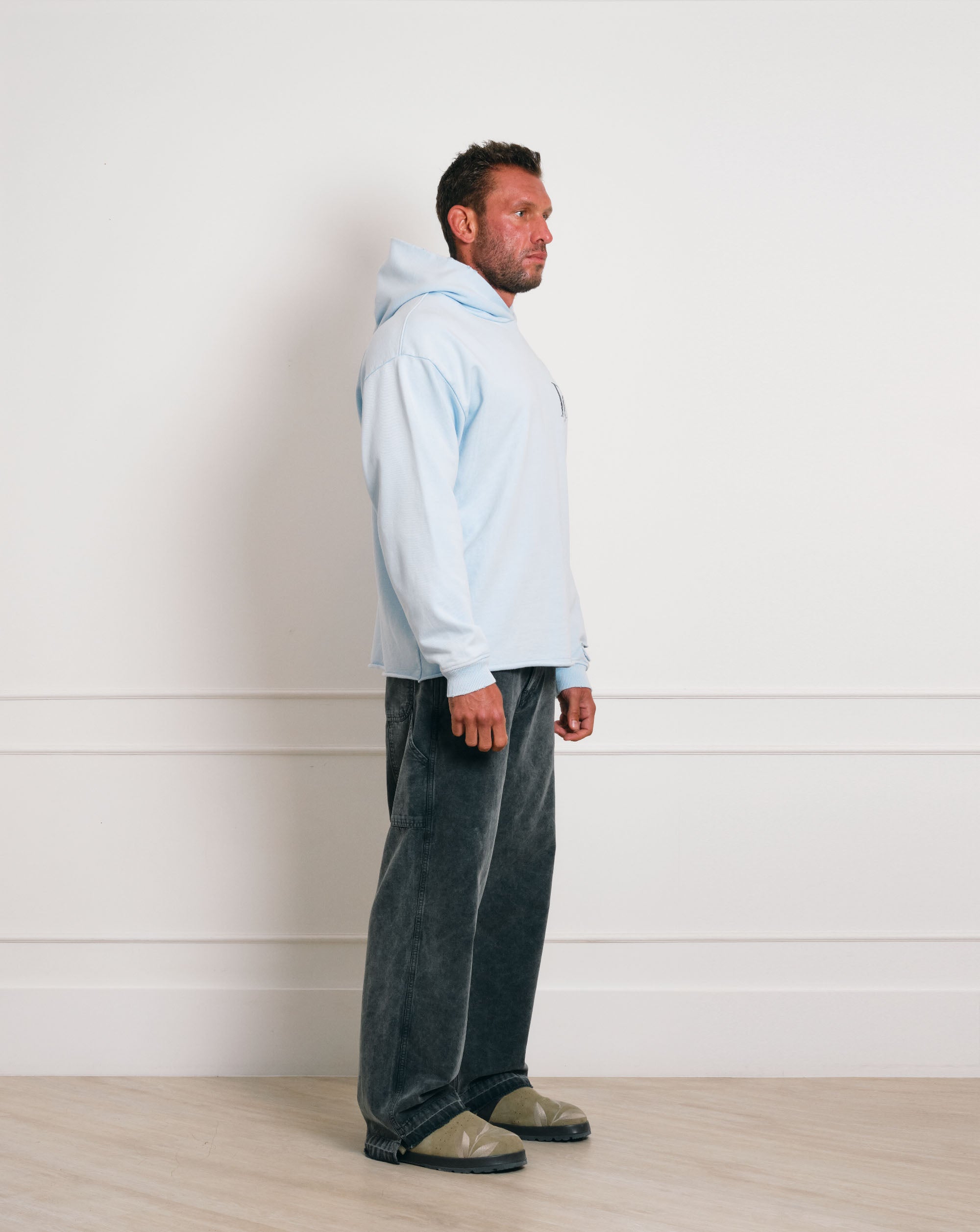 The Gride Crest Hoodie Blue