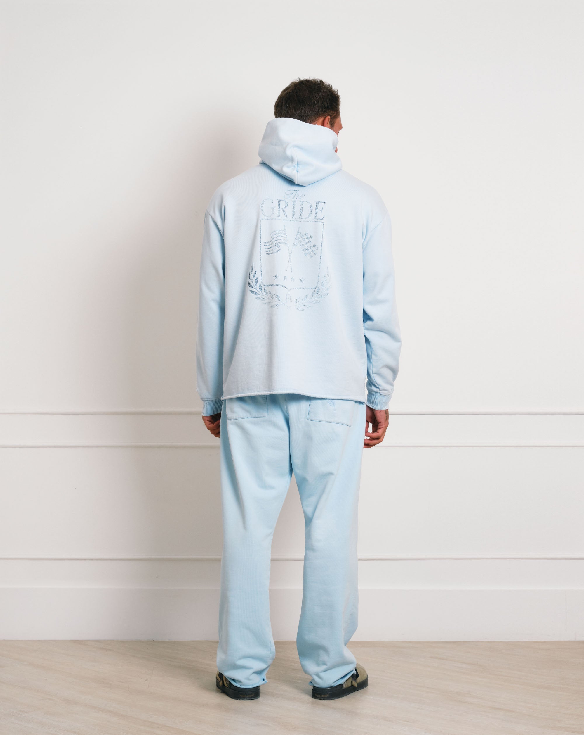 The Gride Crest Hoodie Blue