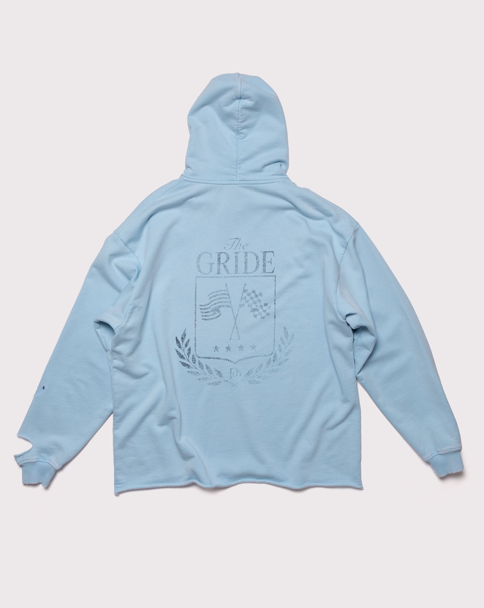 The Gride Crest Hoodie Blue