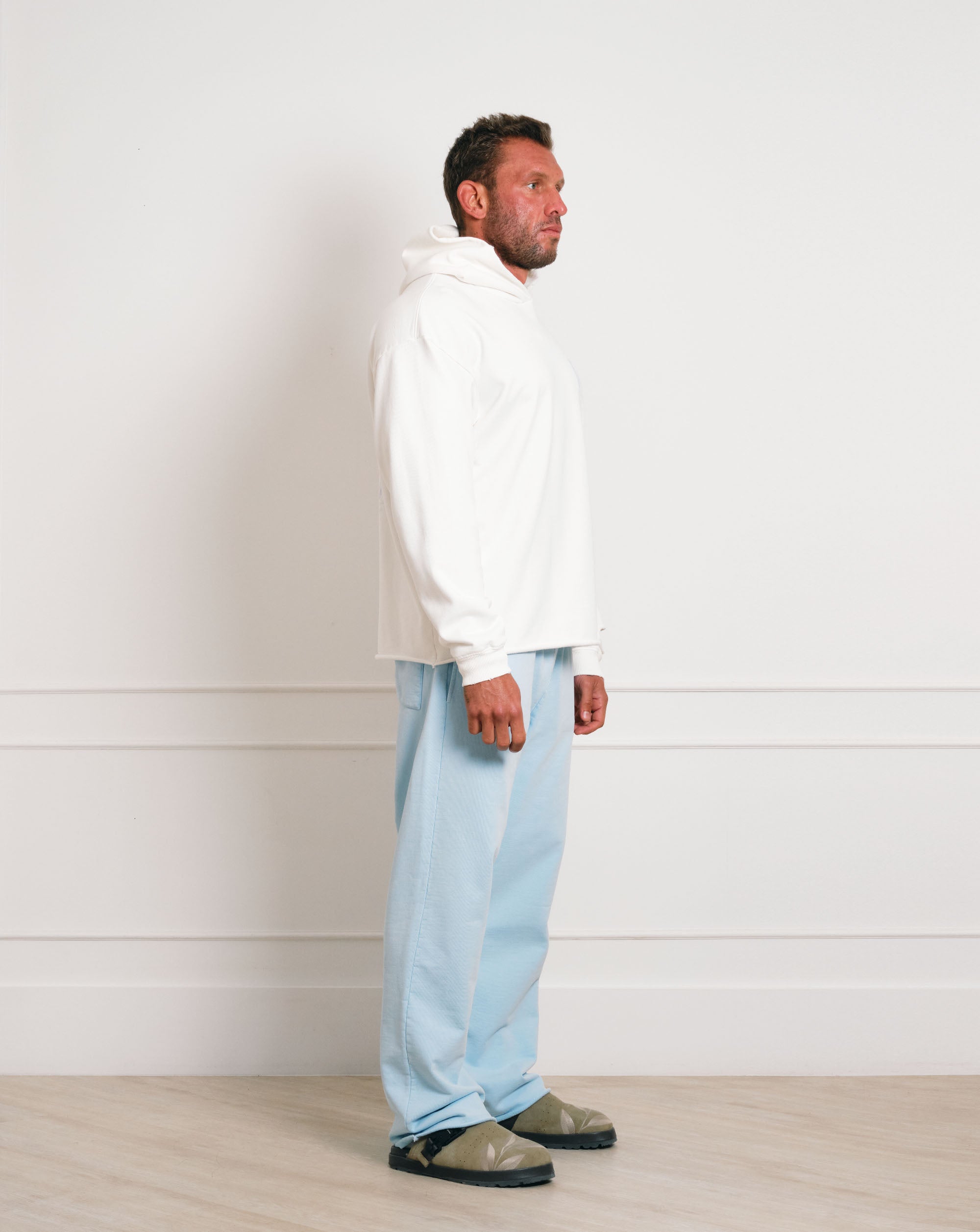 The Gride Crest Hoodie White