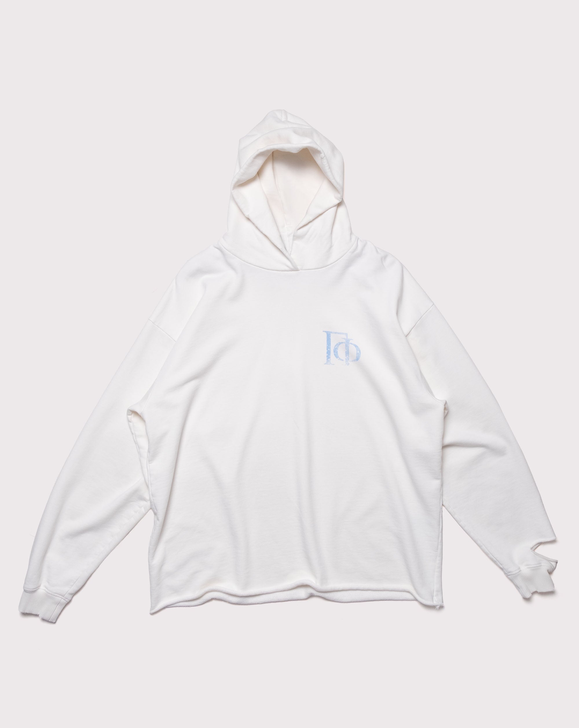 The Gride Crest Hoodie White