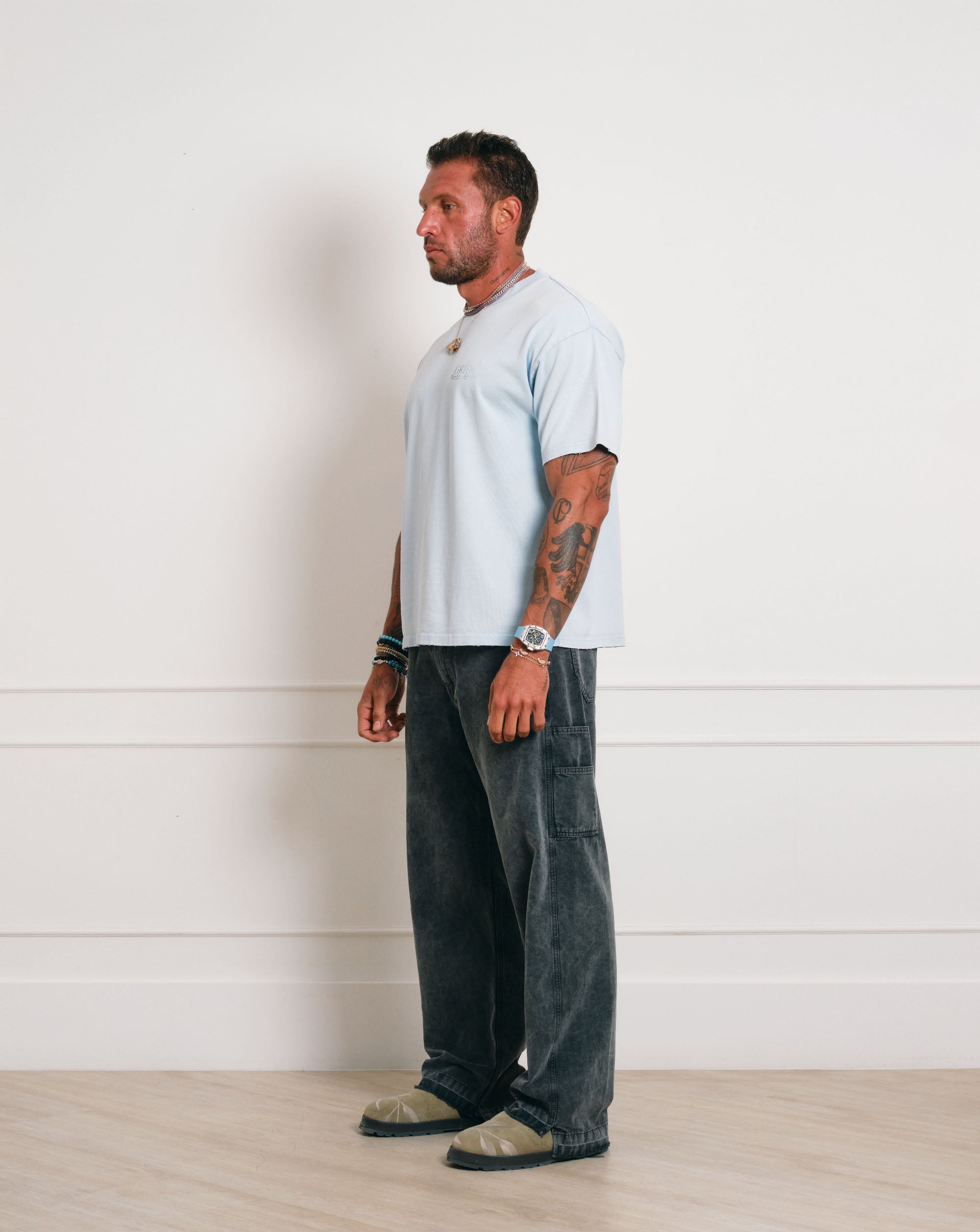 The Gride F or D T-shirt Blue