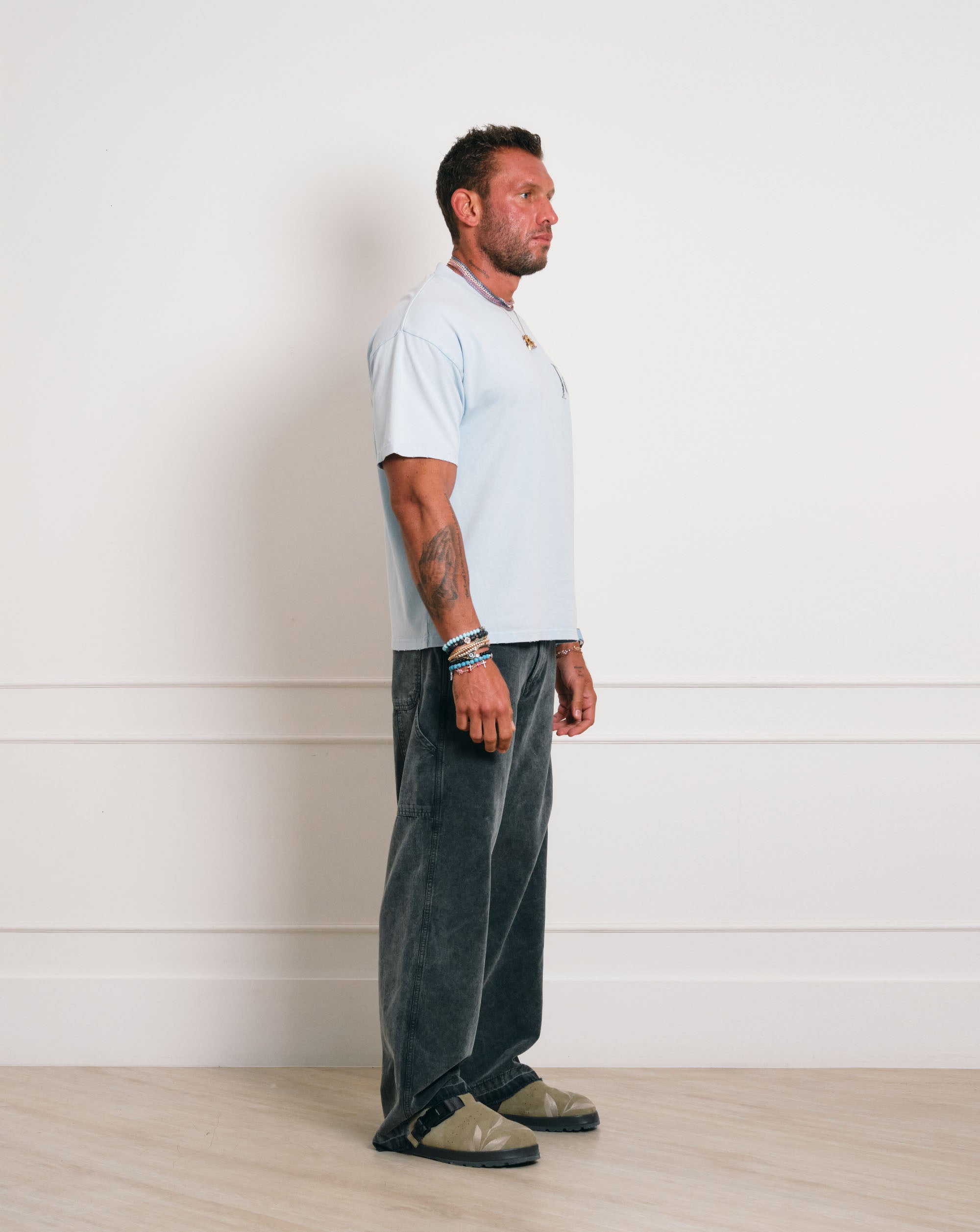 The Gride Crest T-shirt Blue
