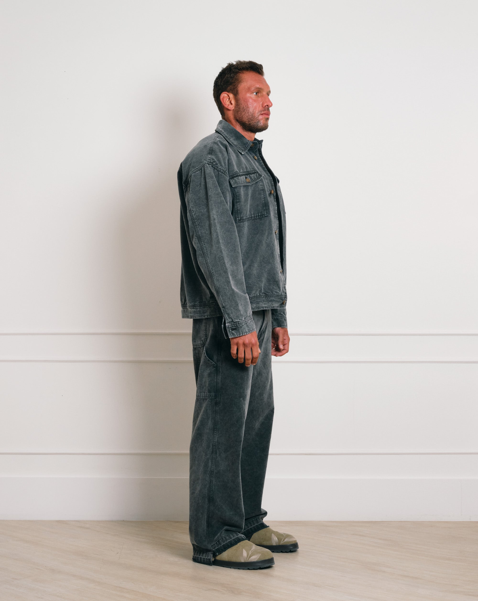 The Gride Sturdy overshirt Gray