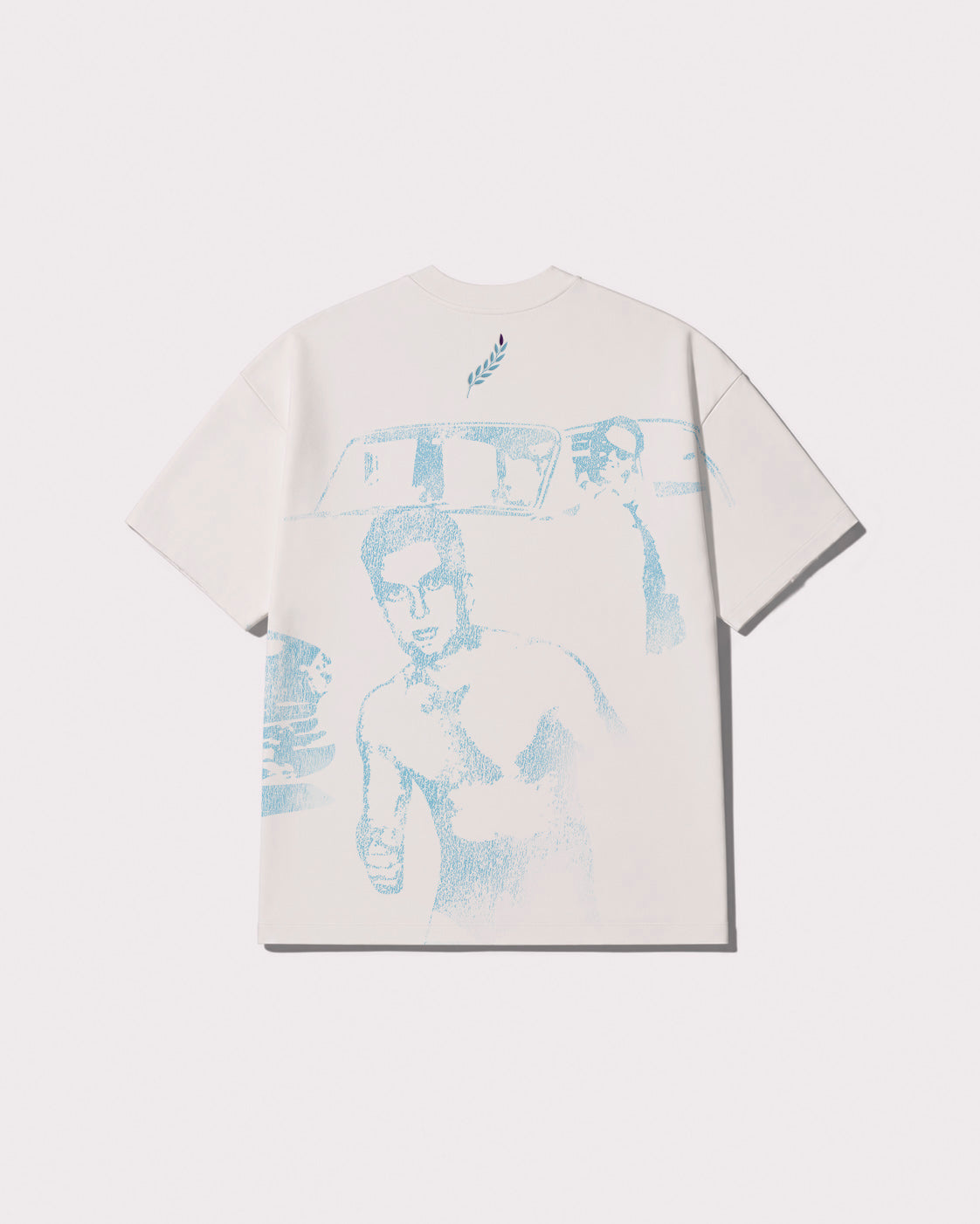 GF's Grandpa T-shirt White and Blue back view