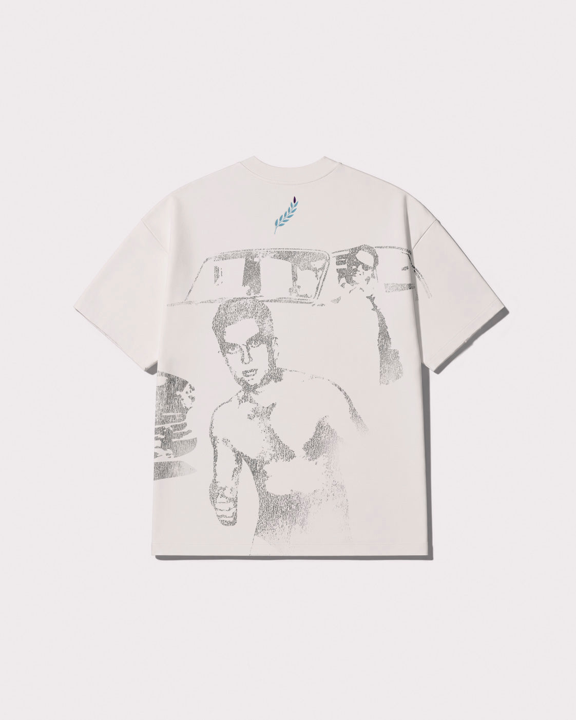 GF's Grandpa T-shirt White and Gray back view