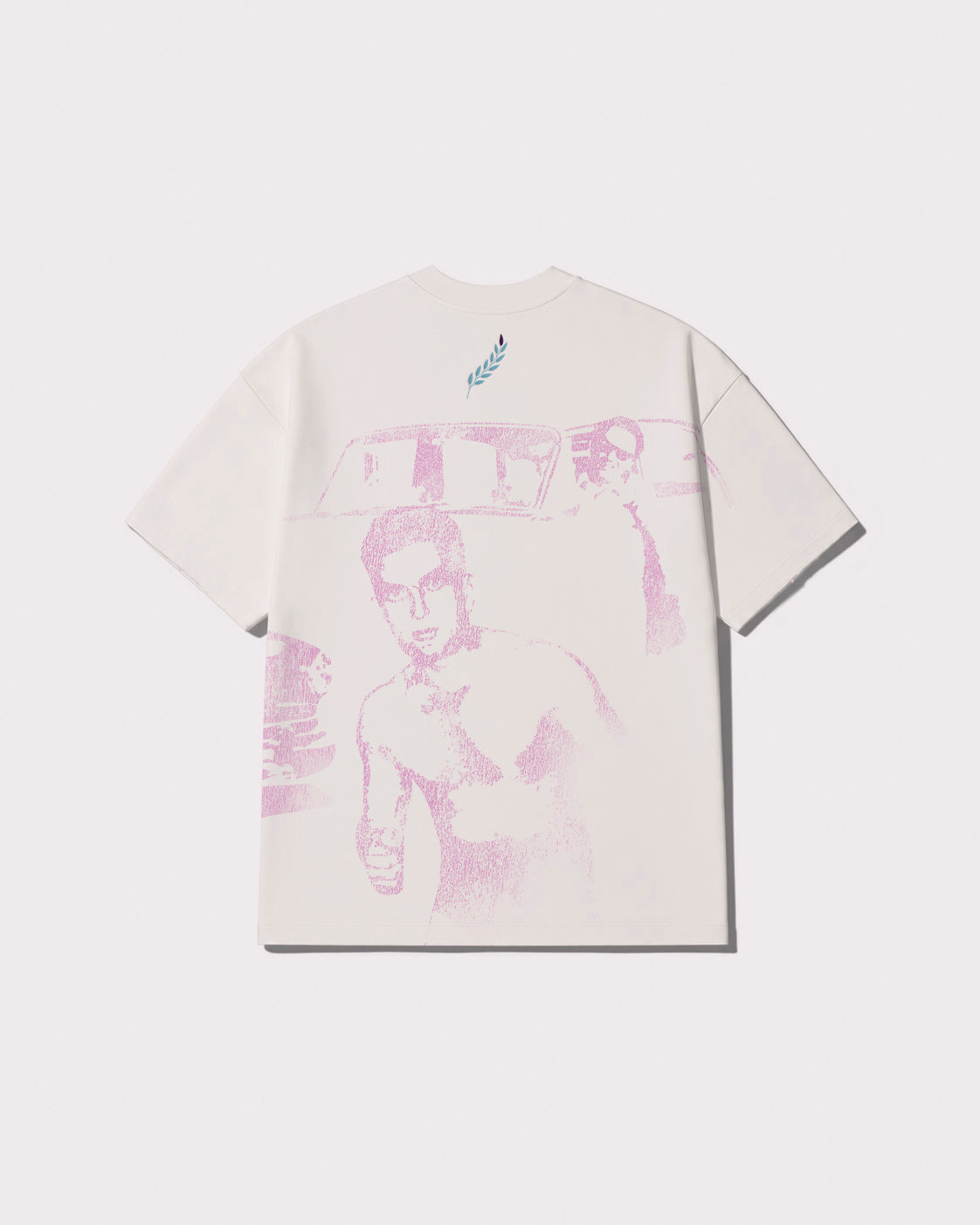 GF's Grandpa T-shirt White and Pink back view