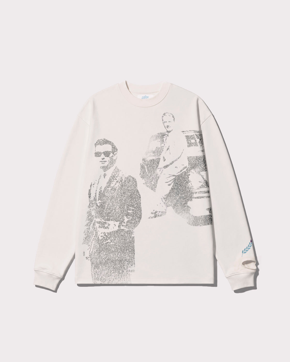GF's Grandpa Long Sleeve T-shirt White and Gray front view