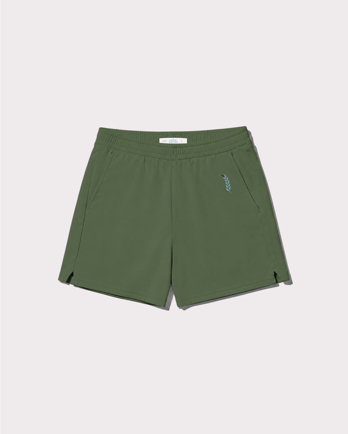 The Gride Shorts Green front view