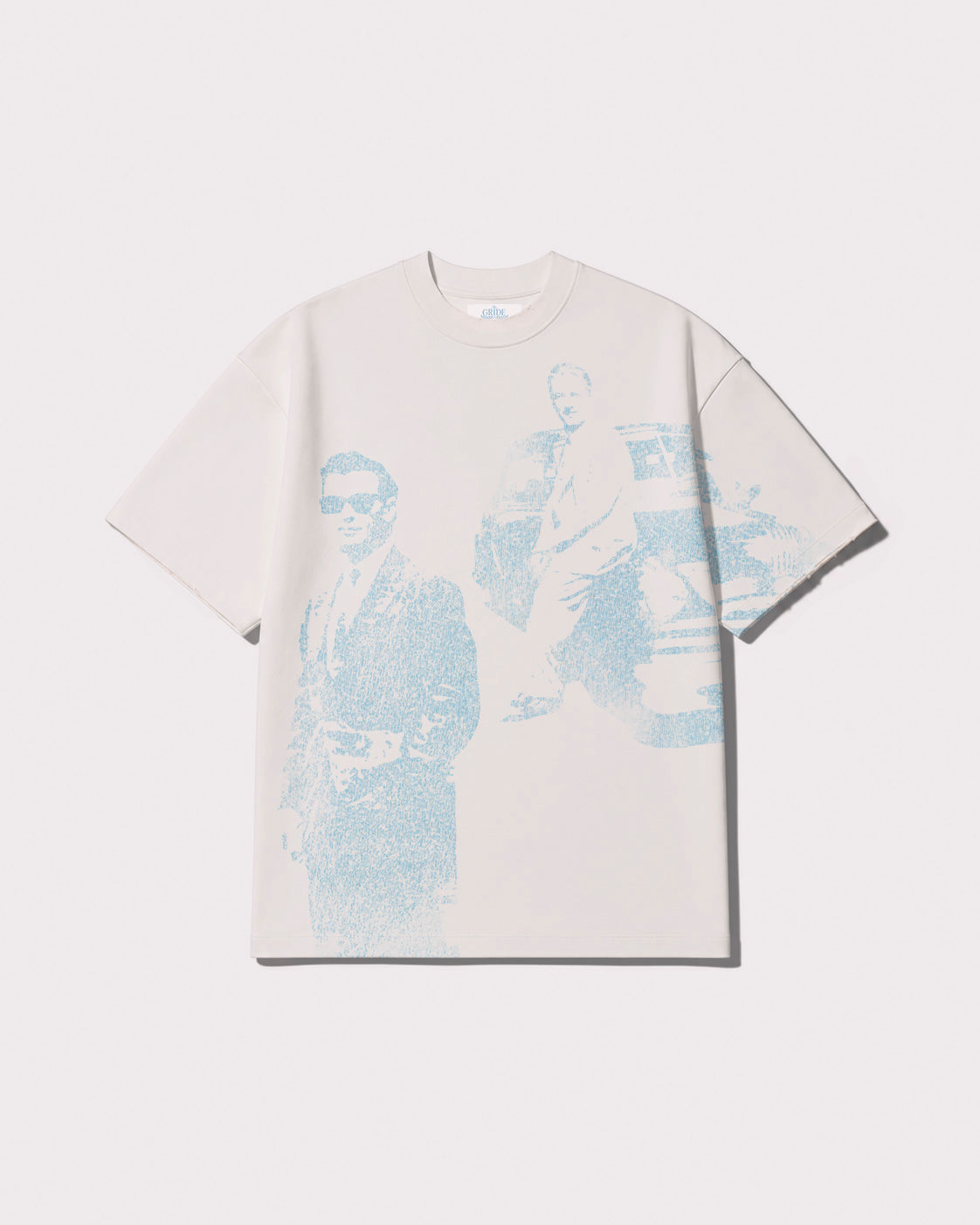 GF's Grandpa T-shirt White and Blue front view